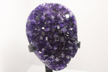 Collector-Grade Uruguay Amethyst | Deep Royal Purple Crystal Cluster