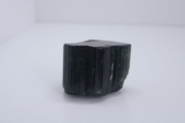 Museum-Grade Iridescent Black–Green Tourmaline Flame | Natural Pakistani Tourmaline Crystal | Collector Statement Specimen