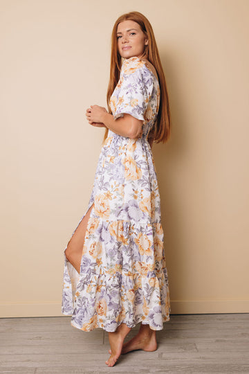 Summer Fever Floral Maxi Dress with Split