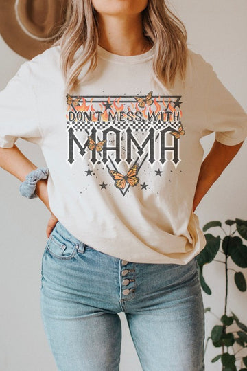 Mess with Mama Oversized Graphic Tee