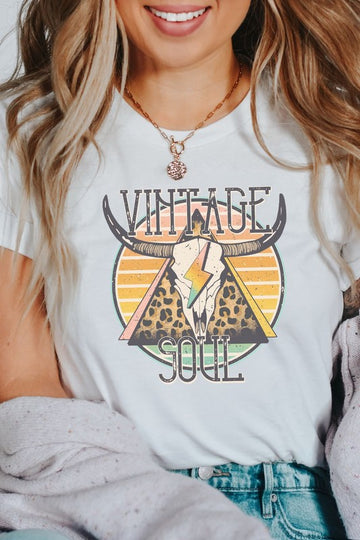 Plus Size Vintage Soul Graphic Tee