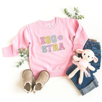 Eggstra Flower Toddler Sweatshirt