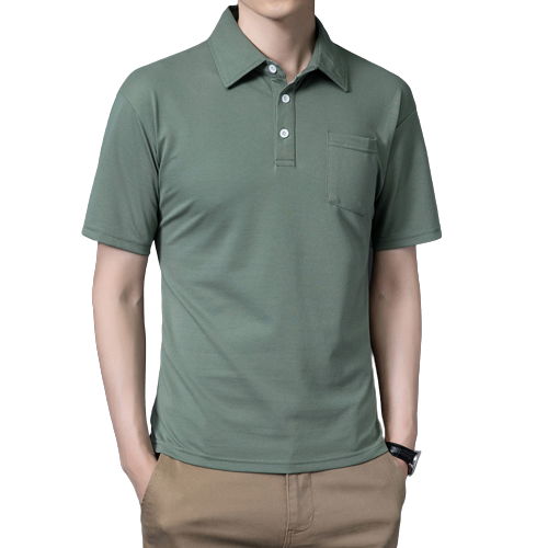 Summer Short-Sleeved Polo Men T-Shirt
