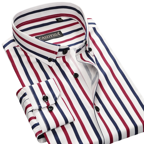 Fashion Multi-Stripped Casual Men Shirt
