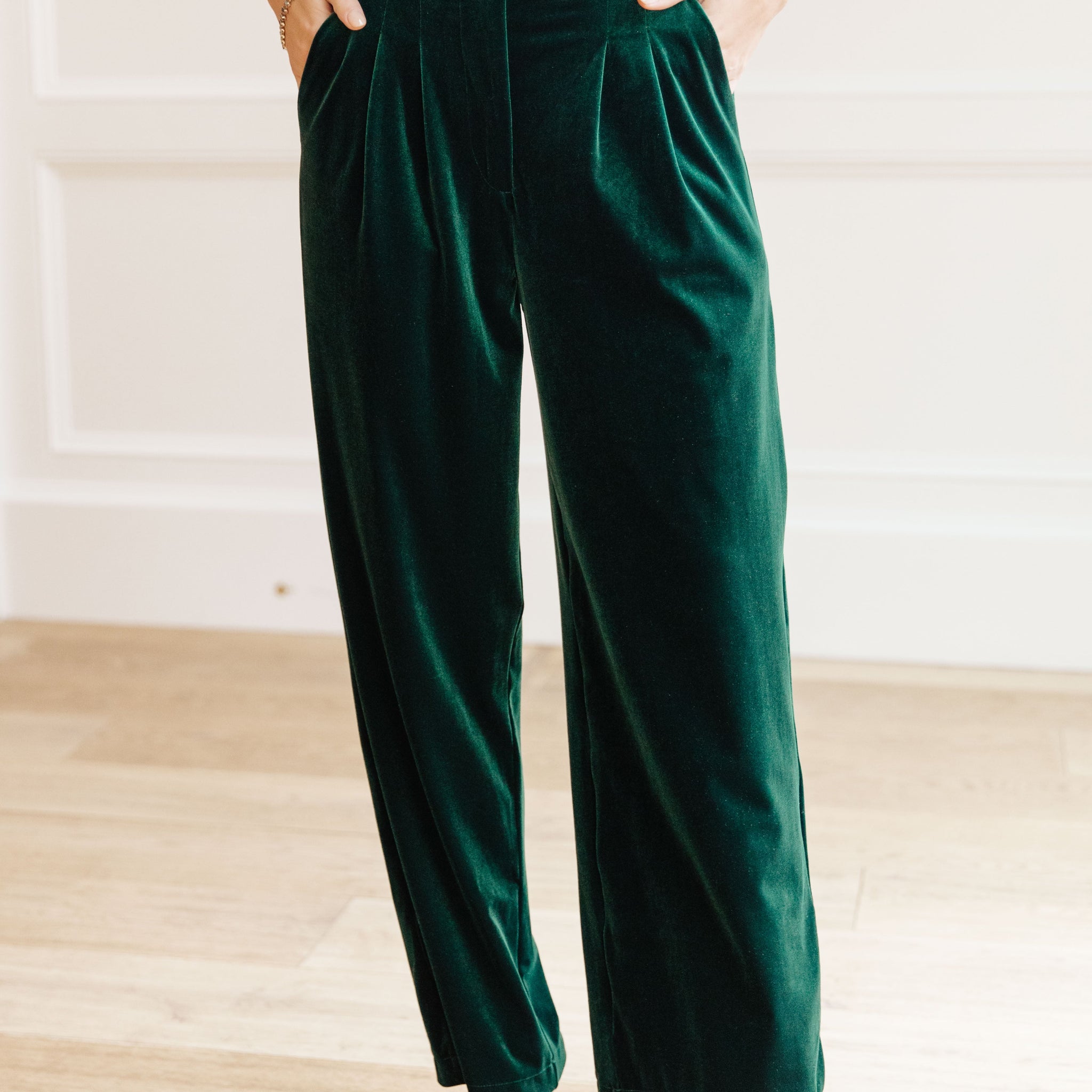 Velvet Elvis Wide Leg Velvet Pants