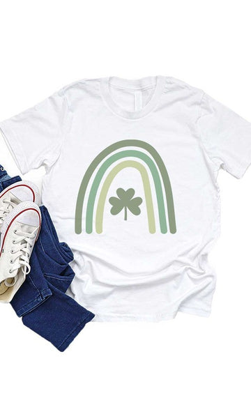 St Pattys Rainbow Kids Graphic Tee